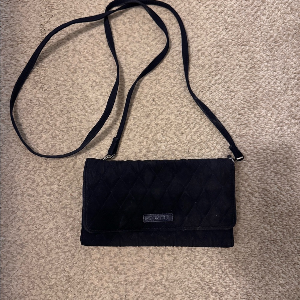 Vera Bradley Navy Quilted Crossbody Bag